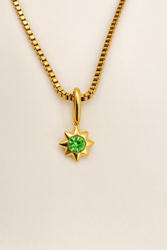 Star Birthstone Charm